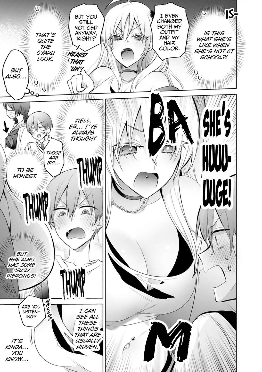 Uo Dekka - Kyonyuu Kyojiri Koushinchou Gyaru-chan wa Boku ni Koi Shiteru - Anthology Comic Chapter 6: The class president's secret hobby - Page 5