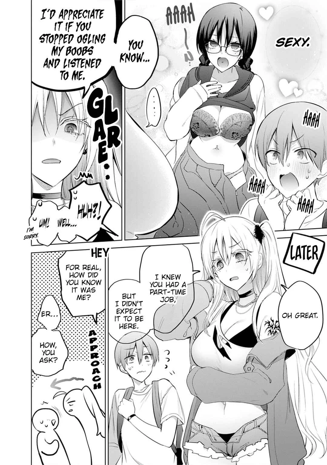 Uo Dekka - Kyonyuu Kyojiri Koushinchou Gyaru-chan wa Boku ni Koi Shiteru - Anthology Comic Chapter 6: The class president's secret hobby - Page 6