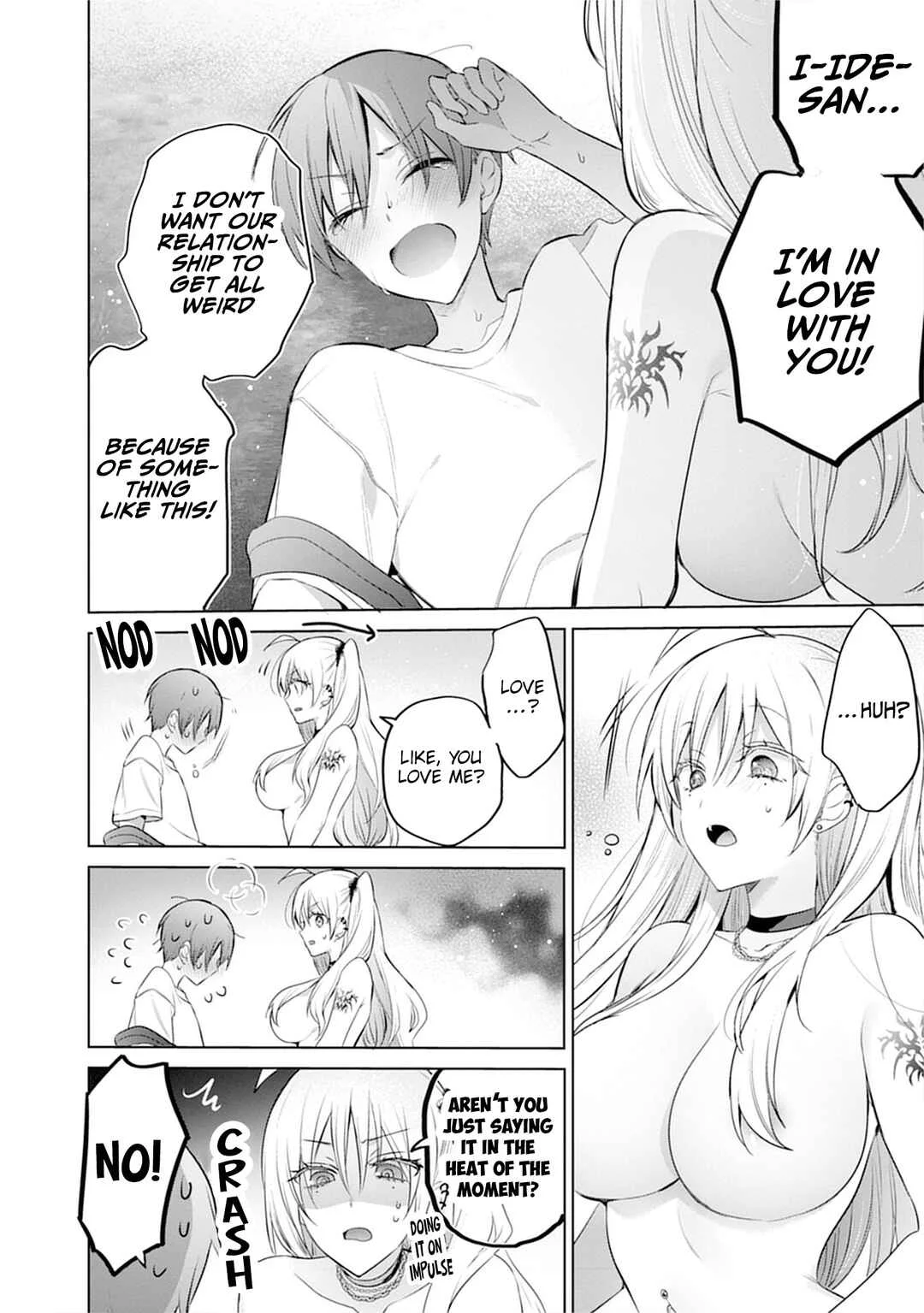 Uo Dekka - Kyonyuu Kyojiri Koushinchou Gyaru-chan wa Boku ni Koi Shiteru - Anthology Comic Chapter 6: The class president's secret hobby - Page 18