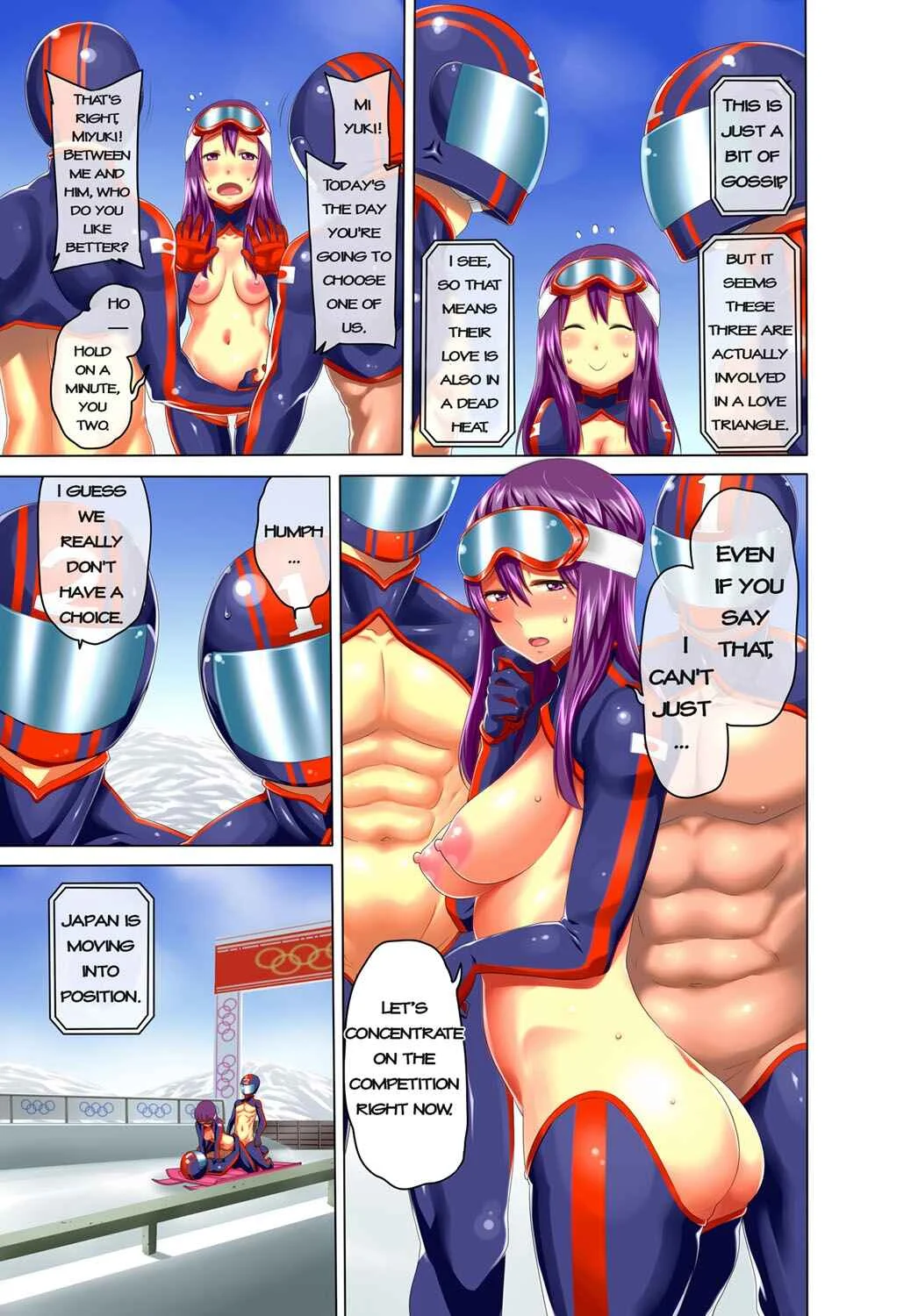 Uralympic! ~Zenra No Danjo Pair De Winter Sports~ Chapter 2 - Page 13