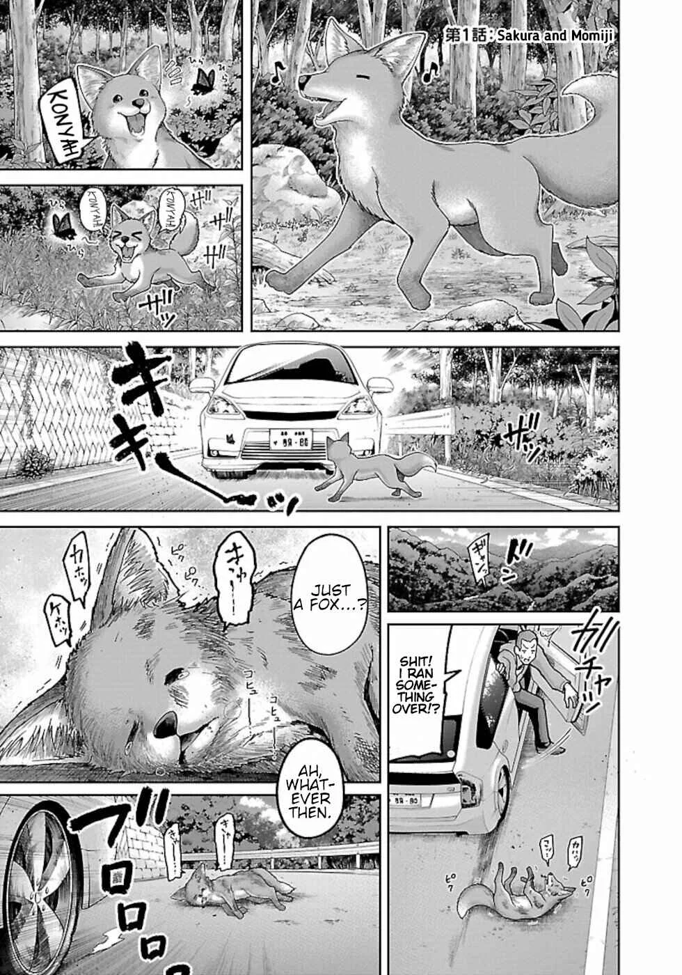 Usotsuki Kitsune no Koi Hanashi Chapter 1: Sakura And Momiji - Page 1