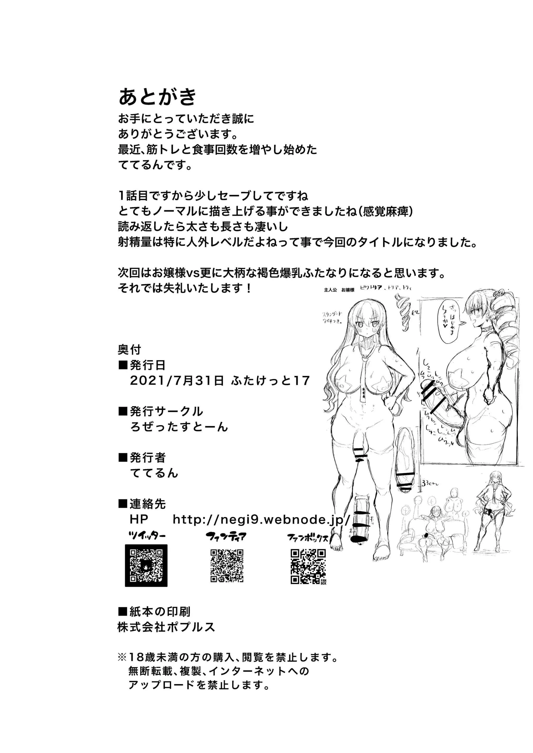 Victoria wa Jingai Level no Futanari Ojou-sama Chapter 1 - Page 28