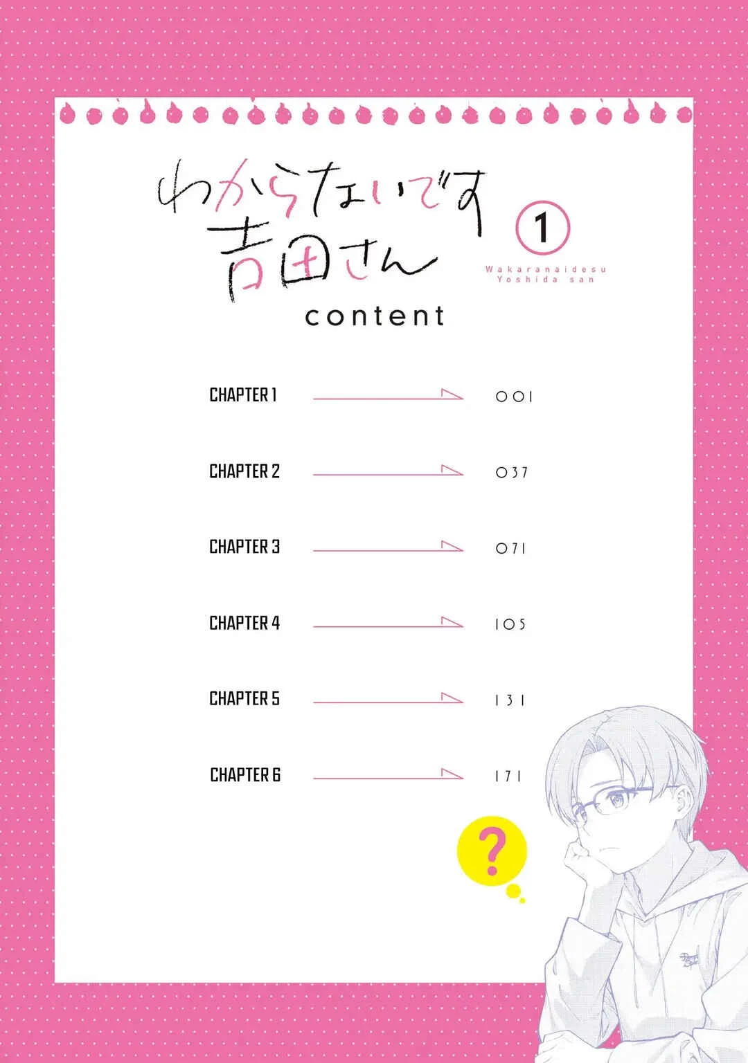 Wakaranai Desu Yoshida-san Chapter 1 - Page 5