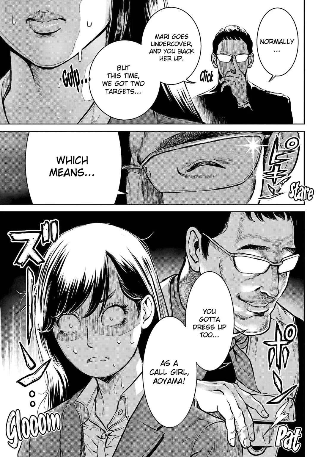 Waruhame ~Maruhi Sennyuu Sousakan Agatha~ Chapter 1: Role 1 ⬪ Call Girl - Page 15