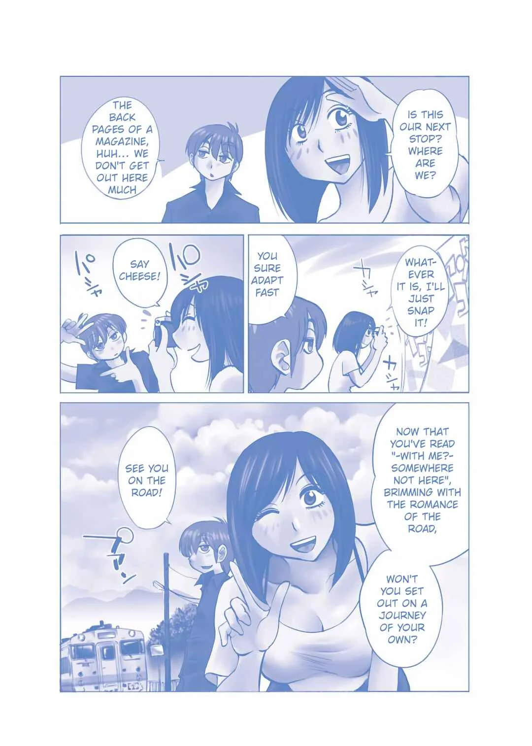 -With me?- Koko de wa Nai Dokoka e Chapter 8.5: Afterword - Page 2