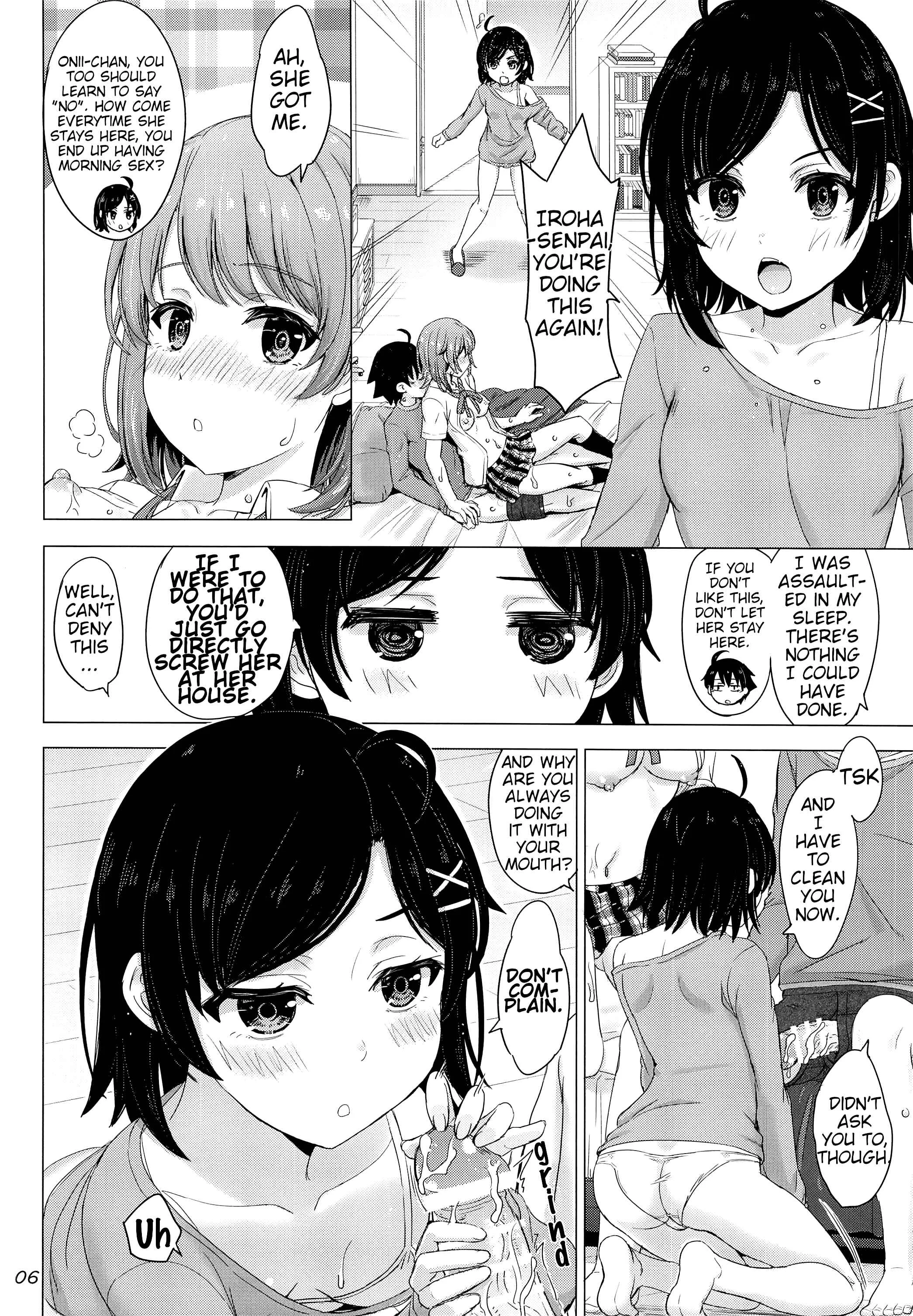 Yahari Ore no Seishun Love Come wa Machigatteiru - Ore no Kouhai to Imouto ga Neoki ni Osotte Kuru (Doujinshi) Chapter 1: Oneshot - Page 5