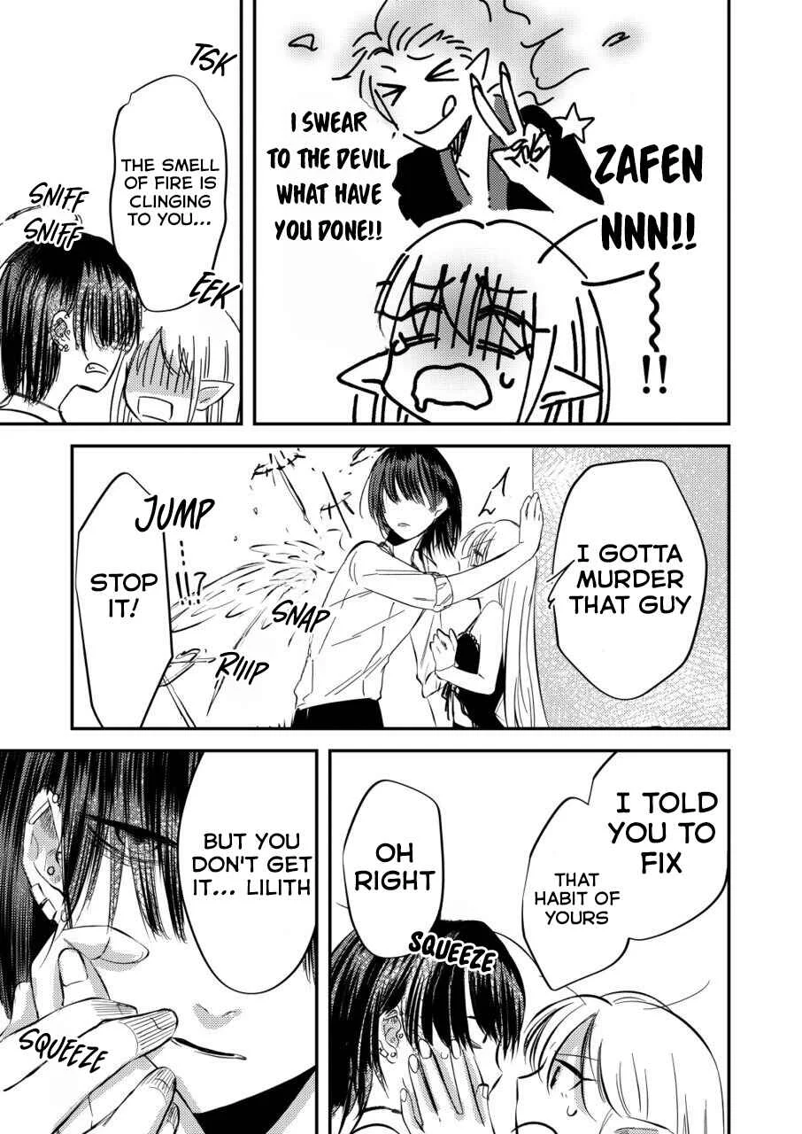 Yandere Tenshi wa Ohitoyoshi Succubus ni Goshuushin 2 Chapter 1.5 - Page 9