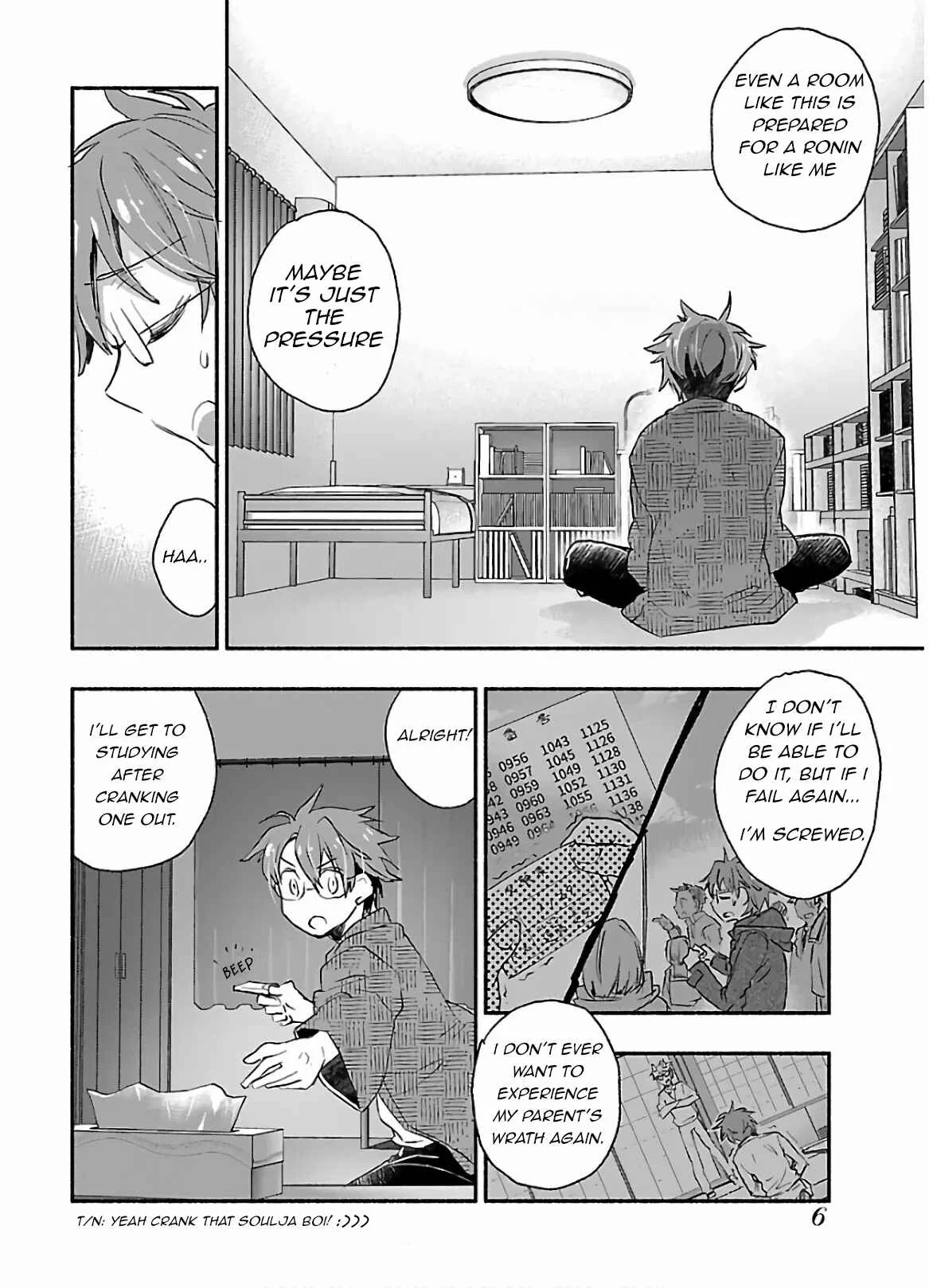 Yankee Musume ni Natsukarete Kotoshi mo Juken ni Shippai Shisou Desu Chapter 1: Lesson 1 - Page 7