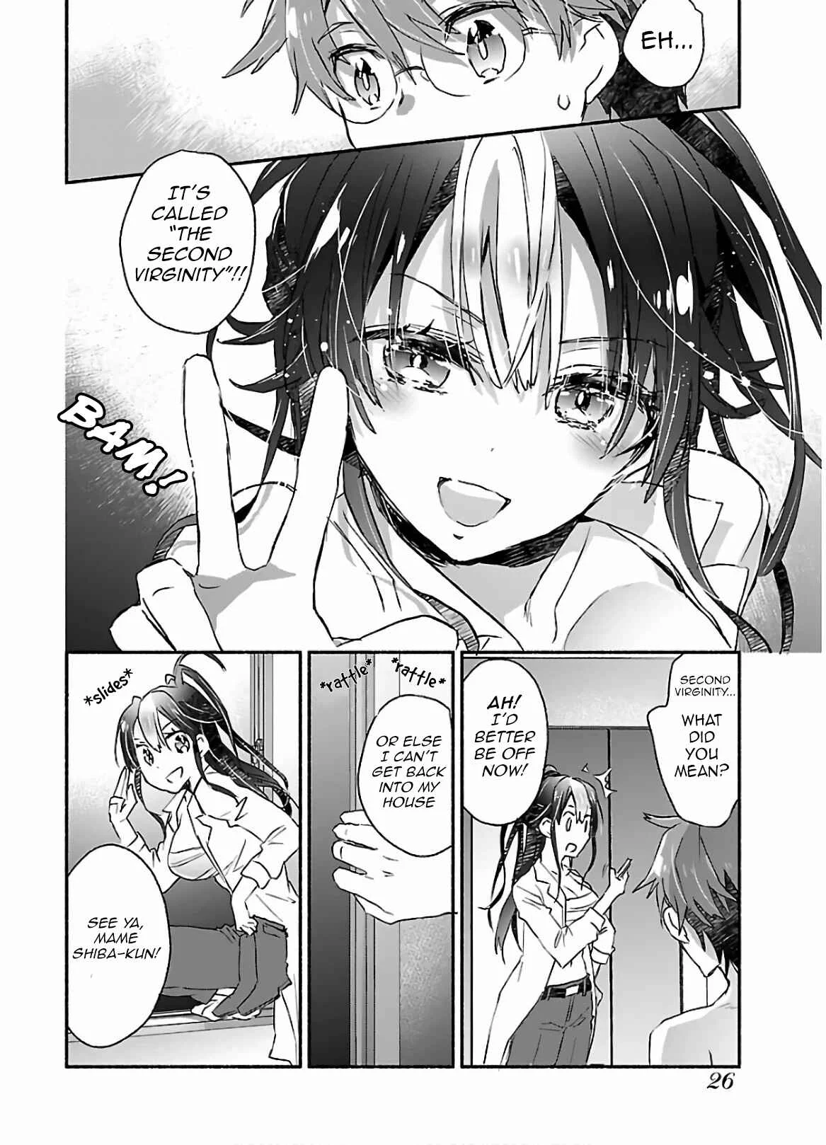 Yankee Musume ni Natsukarete Kotoshi mo Juken ni Shippai Shisou Desu Chapter 1: Lesson 1 - Page 26