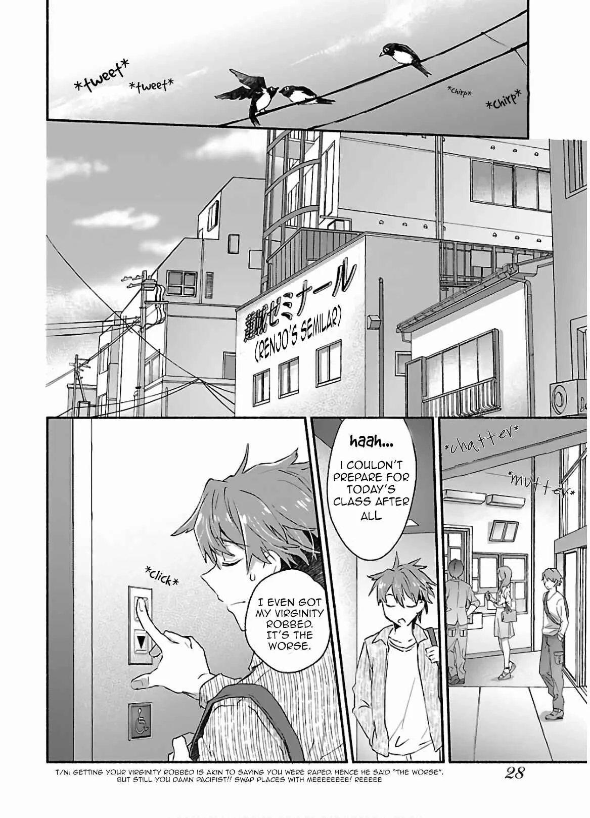 Yankee Musume ni Natsukarete Kotoshi mo Juken ni Shippai Shisou Desu Chapter 1: Lesson 1 - Page 28