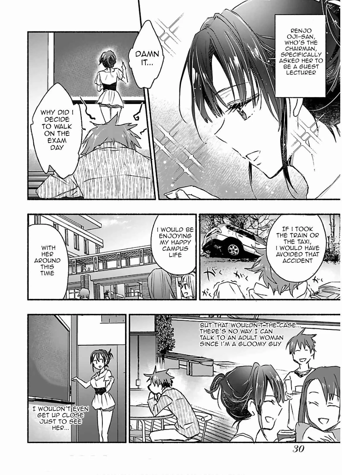 Yankee Musume ni Natsukarete Kotoshi mo Juken ni Shippai Shisou Desu Chapter 1: Lesson 1 - Page 30