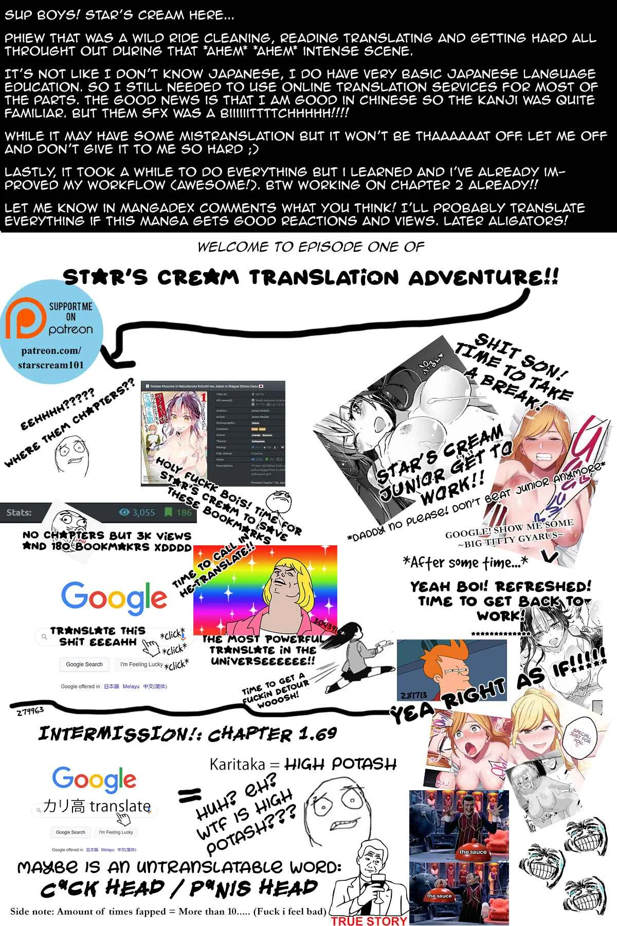 Yankee Musume ni Natsukarete Kotoshi mo Juken ni Shippai Shisou Desu Chapter 1: Lesson 1 - Page 35