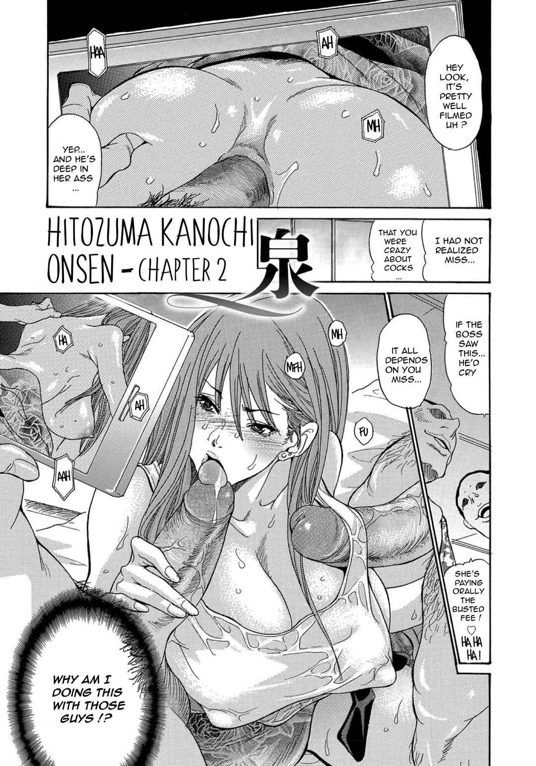 Yankee Zuma Kanraku! Chapter 2: Hitozuma Kanochi Onsen 2 - Page 1