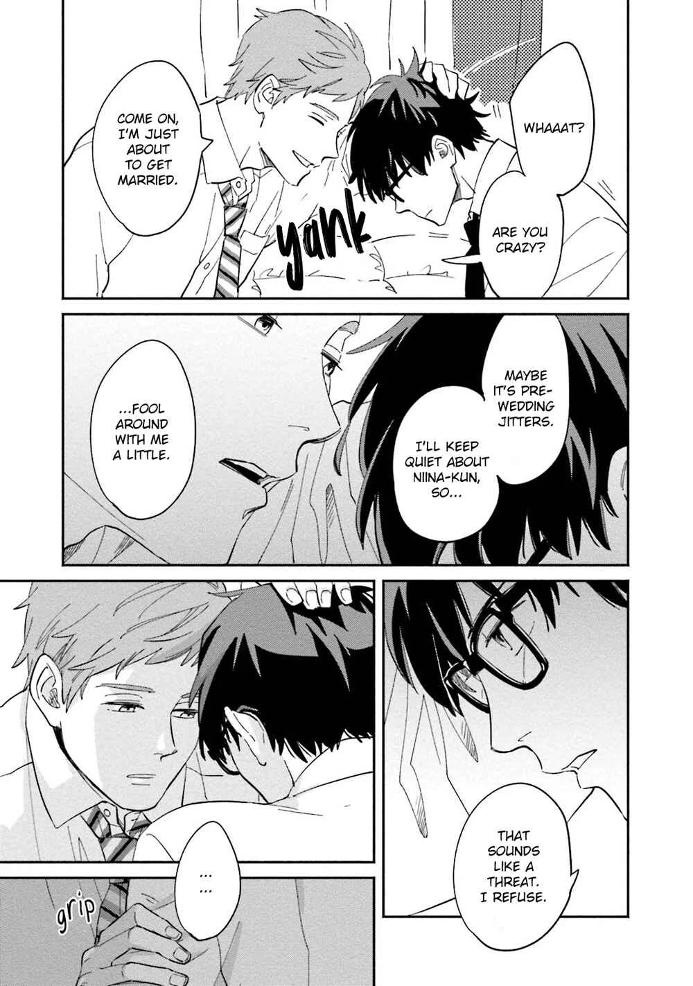 Yoake no Joshou Chapter 4: Farewell, Faraway Right Hand [Last Part] - Page 8