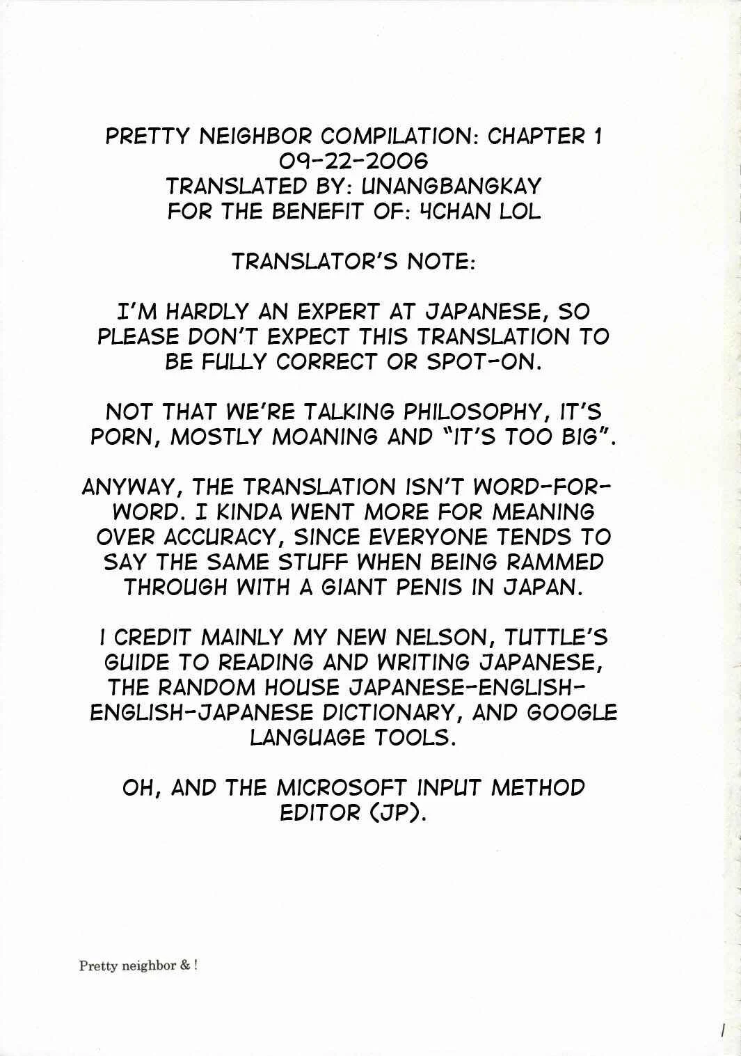 Yotsuba&! - Pretty Neighbor&! (Doujinshi) Chapter 1 - Page 2