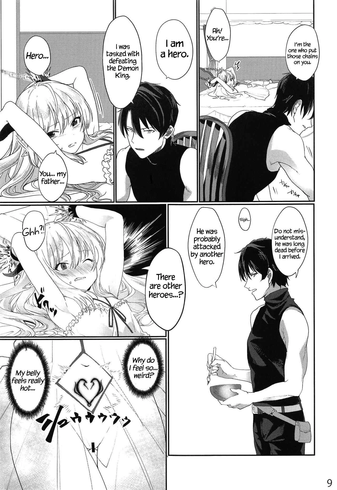 Yuusha no Dorei Inmon ga Maou no Musume o Youshanaku Osou! Chapter 1 - Page 8