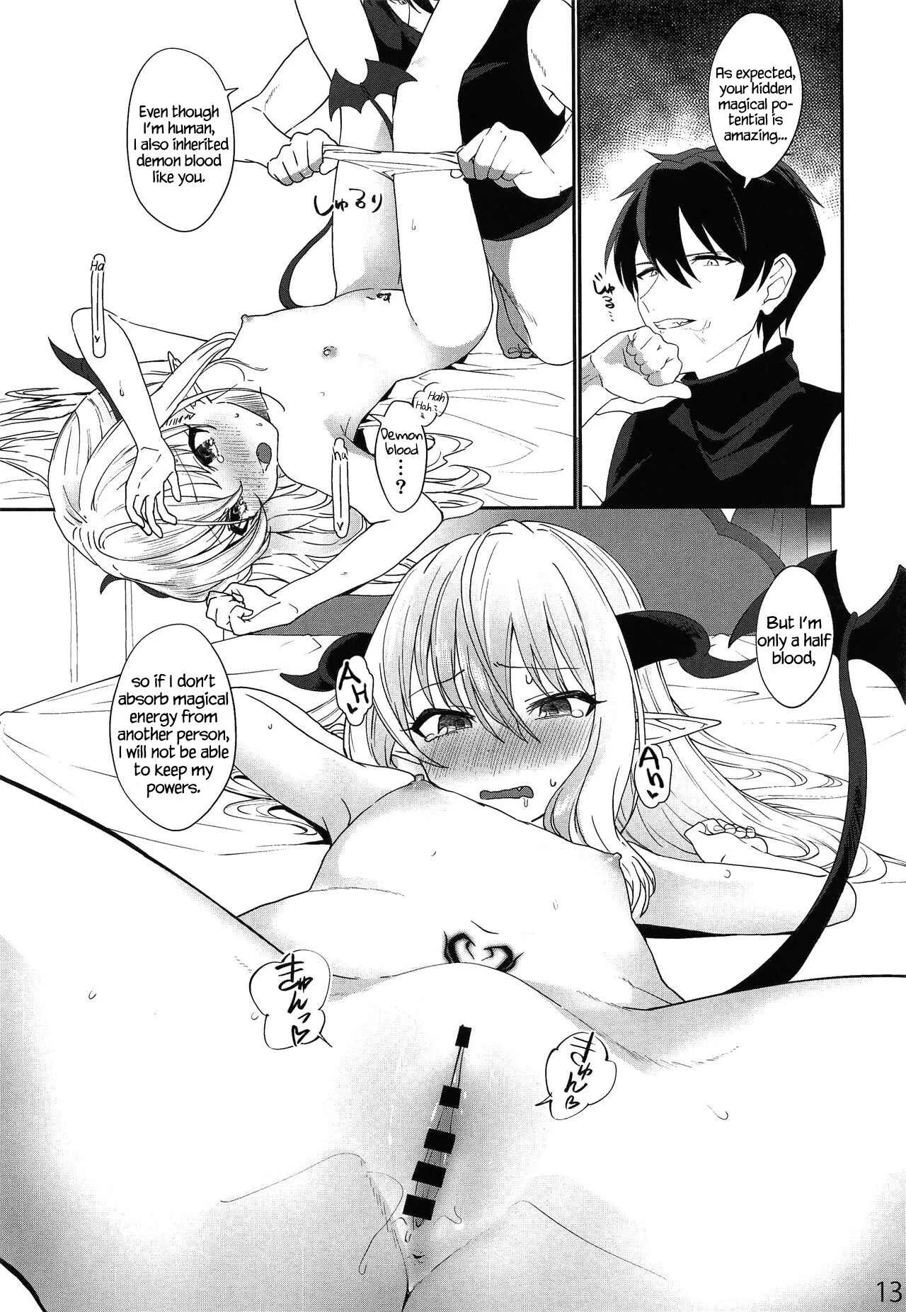 Yuusha no Dorei Inmon ga Maou no Musume o Youshanaku Osou! Chapter 1 - Page 12