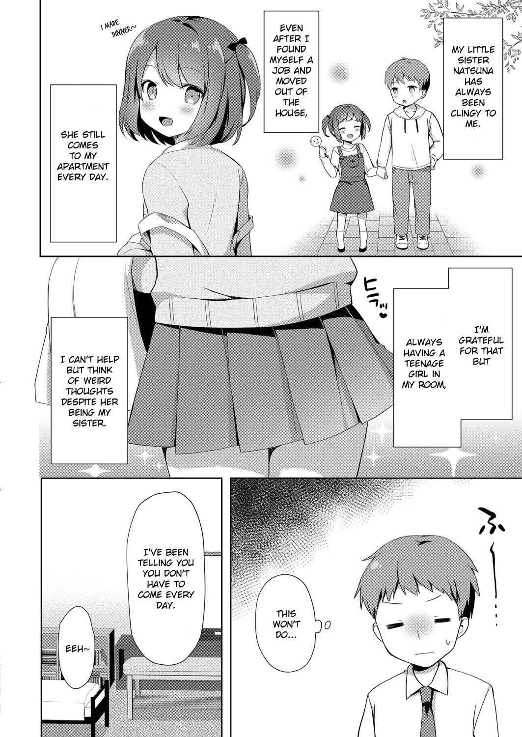 Yuuwaku Imouto Chapter 1: Staying at Oniichan's Apartment - Page 2