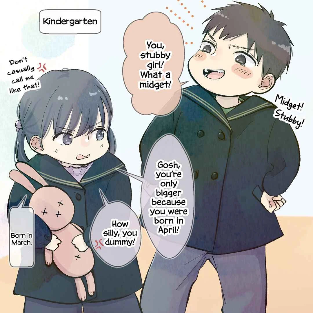 3-Gumi no Osananajimi Chapter 2: Childhood Friends Who Are Bothered About Their Height - Page 1