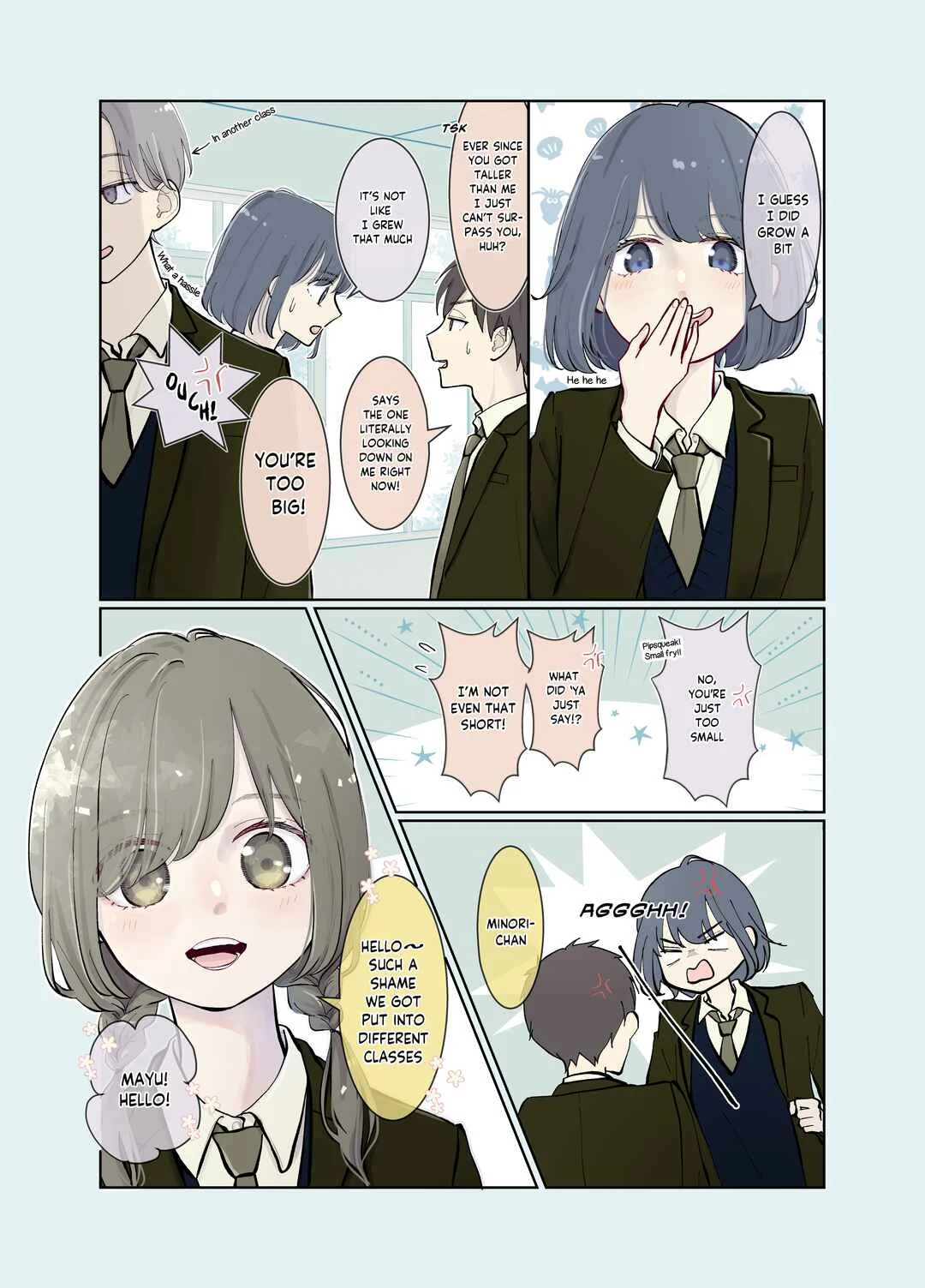 3-Gumi no Osananajimi Chapter 4: I Wish I Were Cuter - Page 2