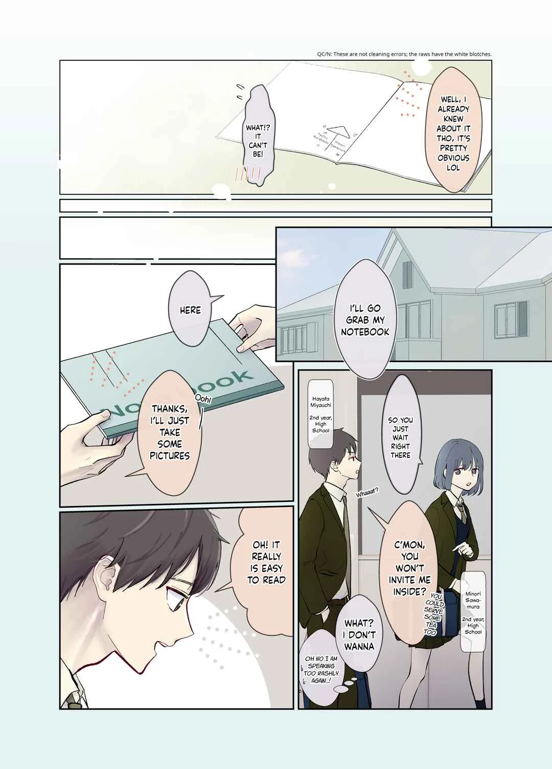 3-Gumi no Osananajimi Chapter 5: Doodles in the Notebook - Page 2