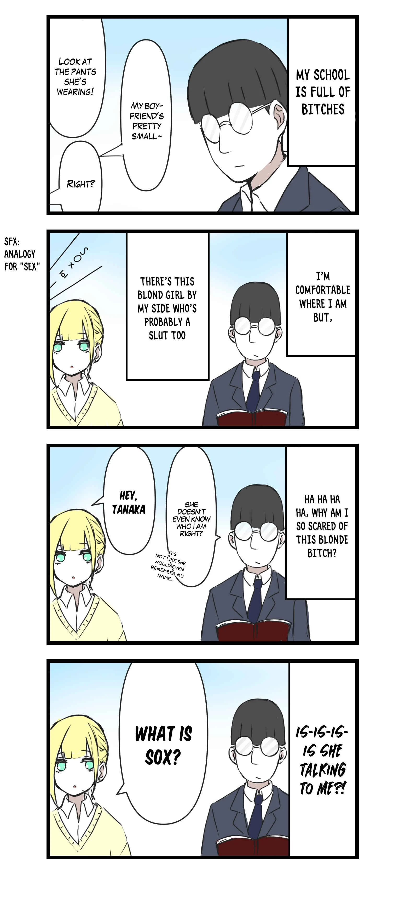 A Story About a Blonde Virgin Girl Who Acquires Sexual Knowledge Chapter 1 - Page 2