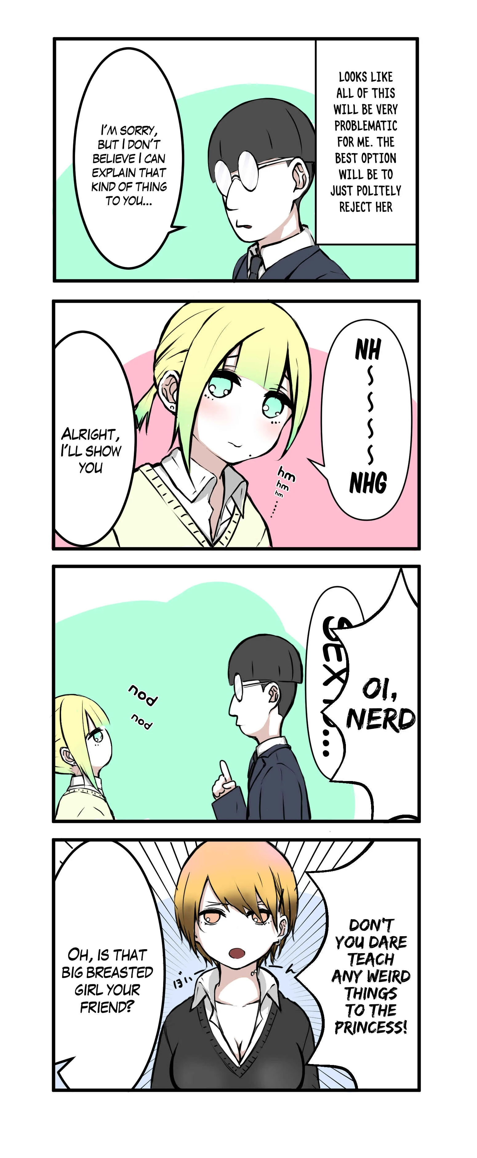 A Story About a Blonde Virgin Girl Who Acquires Sexual Knowledge Chapter 3 - Page 2