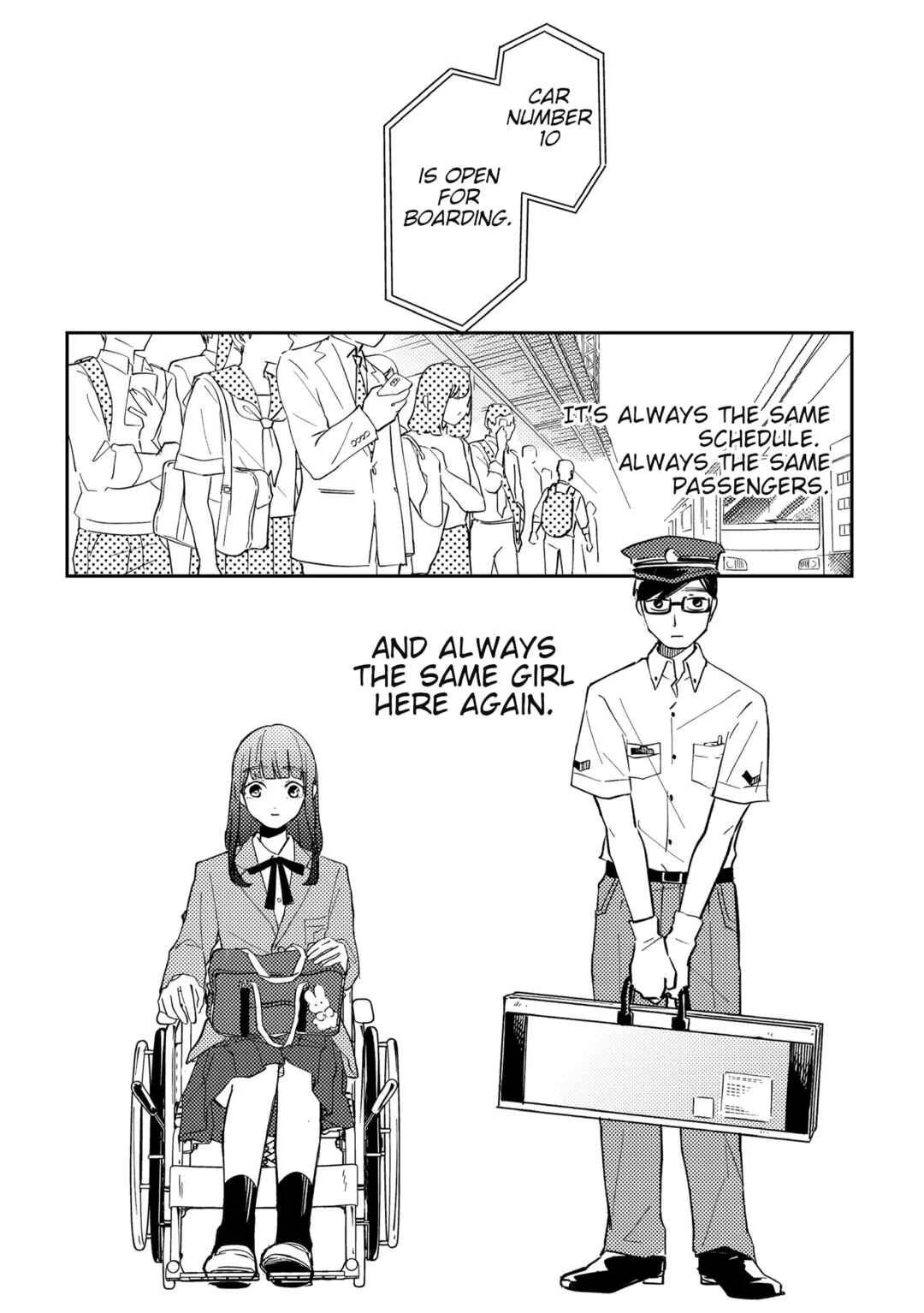 A Story About a Certain Station Attendant and a Girl who is Different. Chapter 1: A Story About a Certain Station Attendant and a Girl who is Different. - Page 1