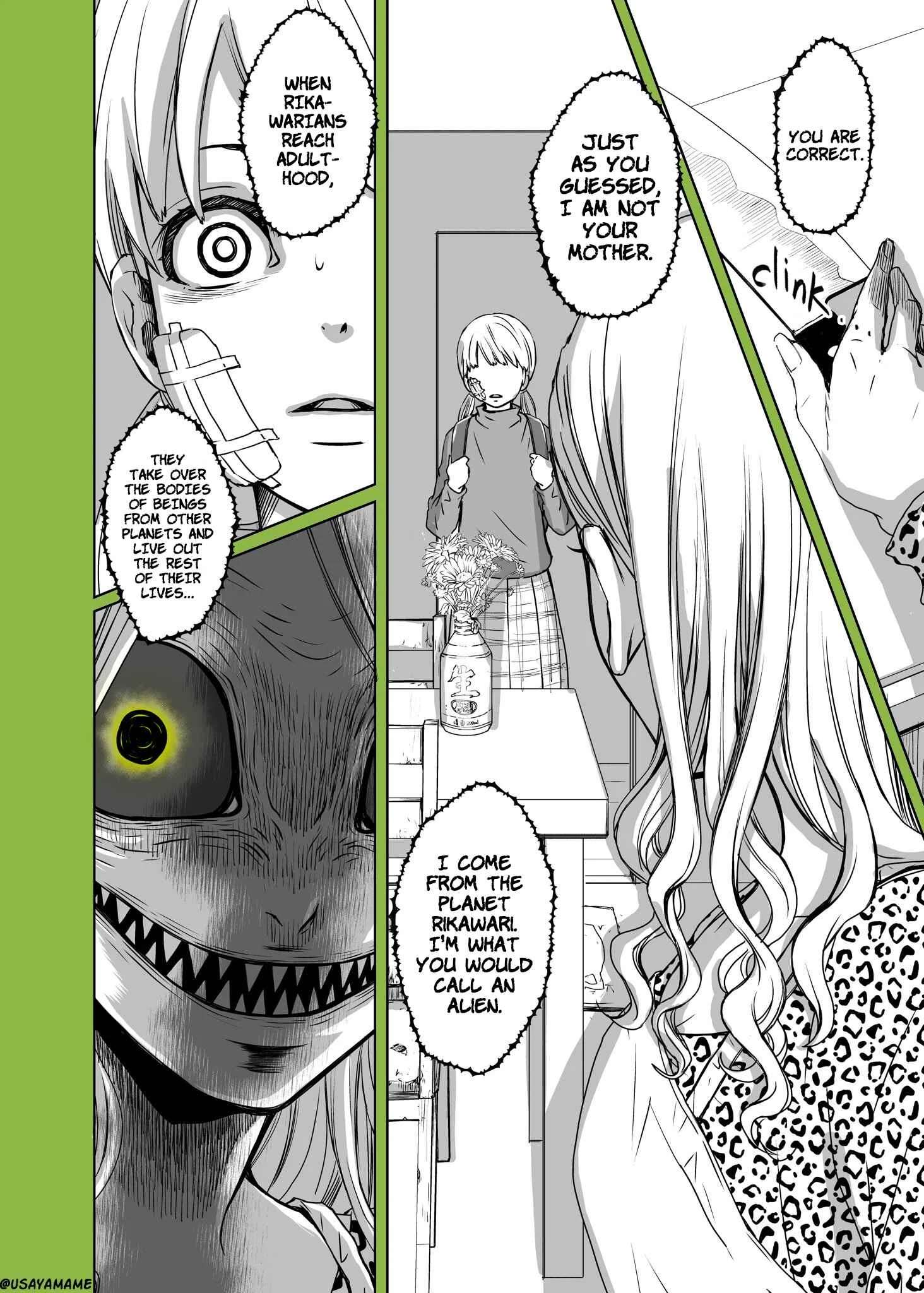 A Story About a Shitty Mom Whose Body Is Taken Over by an Alien Chapter 1: My Mother - Page 2
