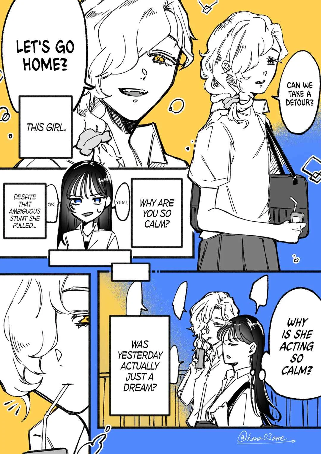 A Story About How She Grew Conscious of Her Childhood Friend Chapter 2 - Page 2