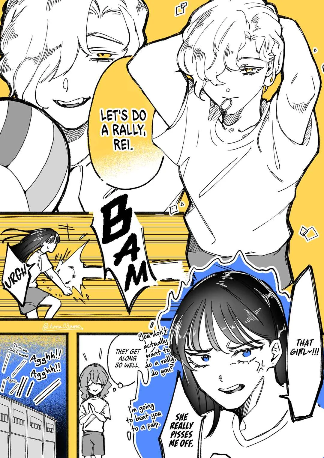 A Story About How She Grew Conscious of Her Childhood Friend Chapter 4 - Page 2