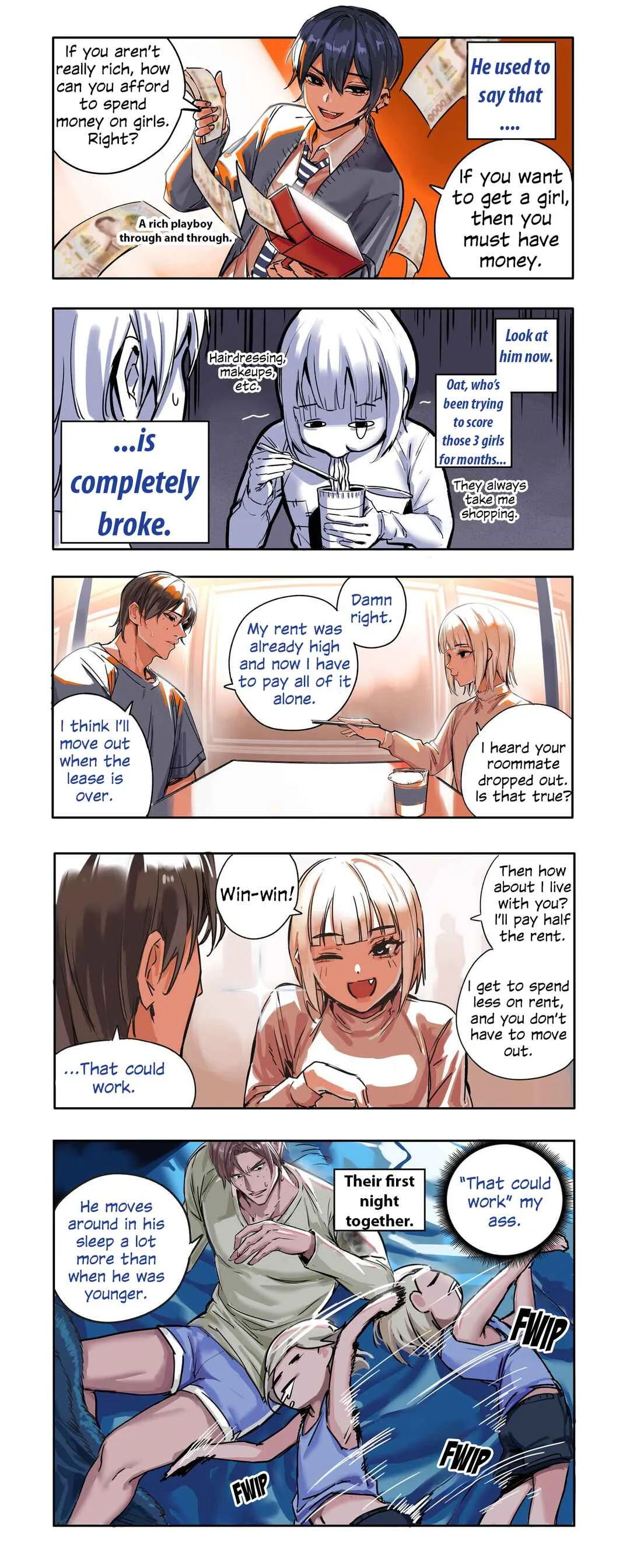 A Stripeless Tiger Is Now a Gal! Chapter 3: The tale in his dorm - Page 2