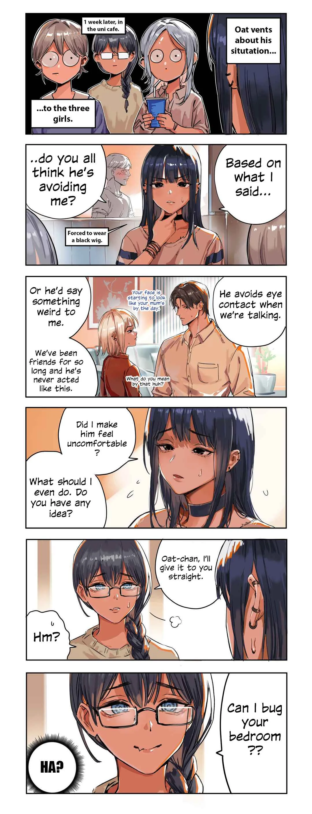A Stripeless Tiger Is Now a Gal! Chapter 3: The tale in his dorm - Page 5