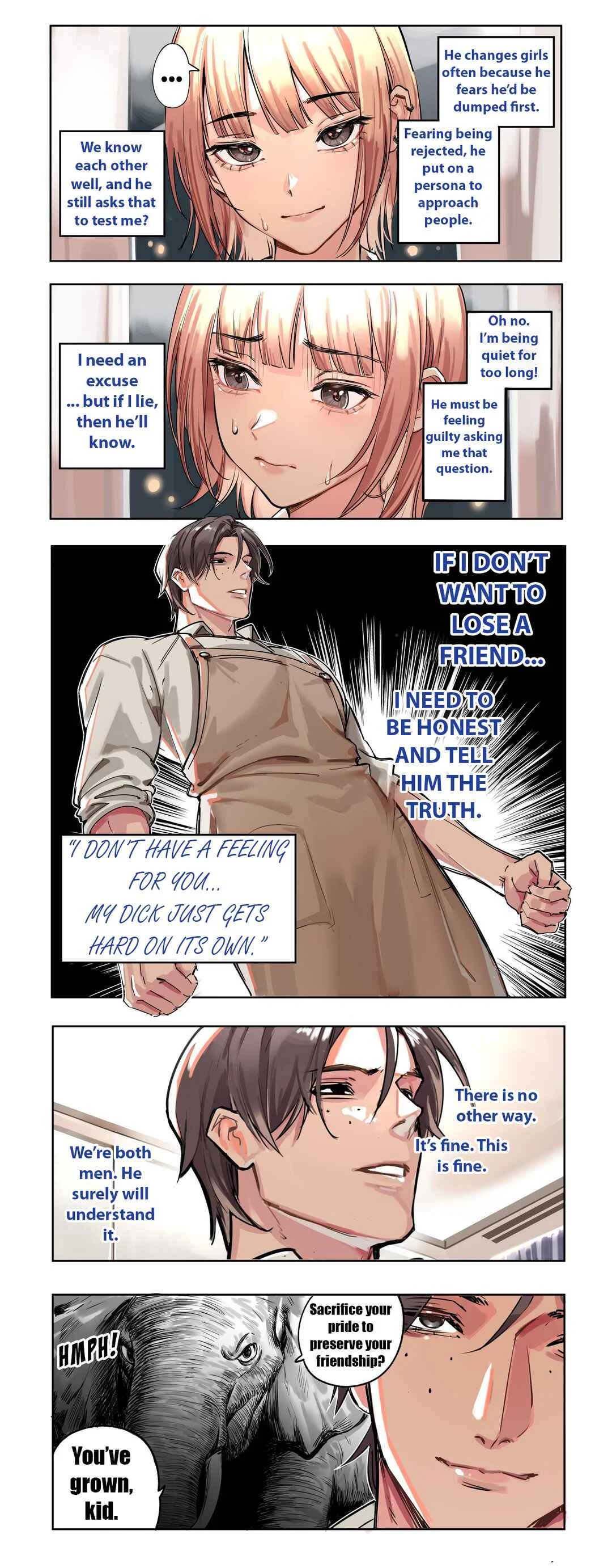 A Stripeless Tiger Is Now a Gal! Chapter 3: The tale in his dorm - Page 10