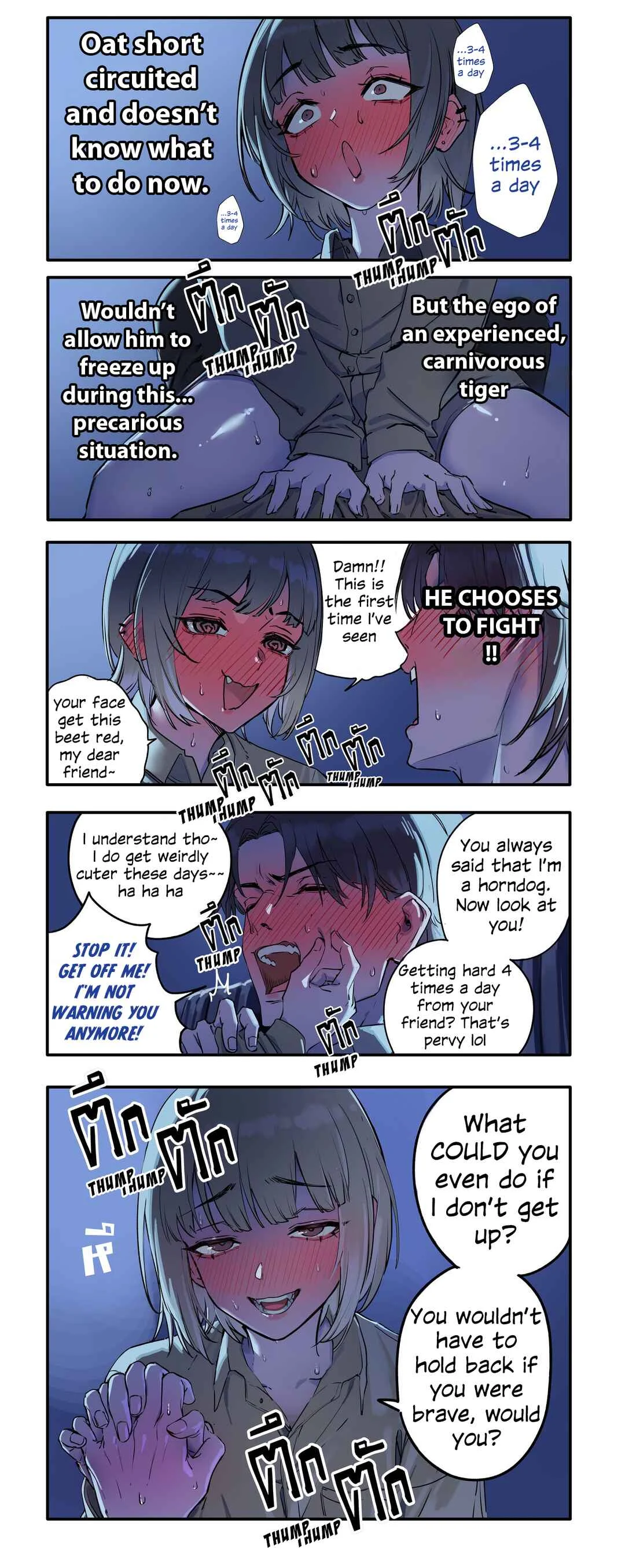 A Stripeless Tiger Is Now a Gal! Chapter 3: The tale in his dorm - Page 14