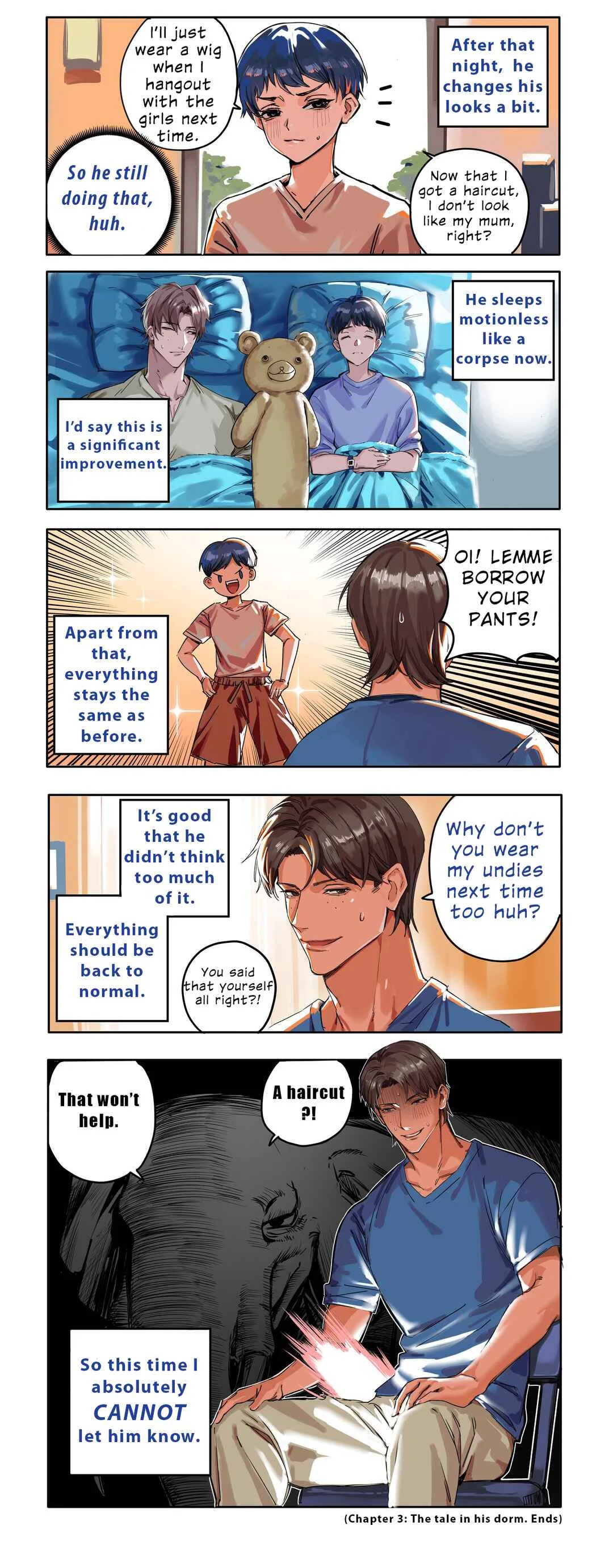 A Stripeless Tiger Is Now a Gal! Chapter 3: The tale in his dorm - Page 17