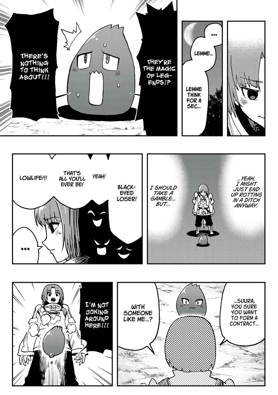 Aibou wa Slime!? ~Saikyou no Aibou wo Eta Boku ga Saikyou no Mahou wo Tsukatte Nariagaru~ Chapter 2 - Page 3
