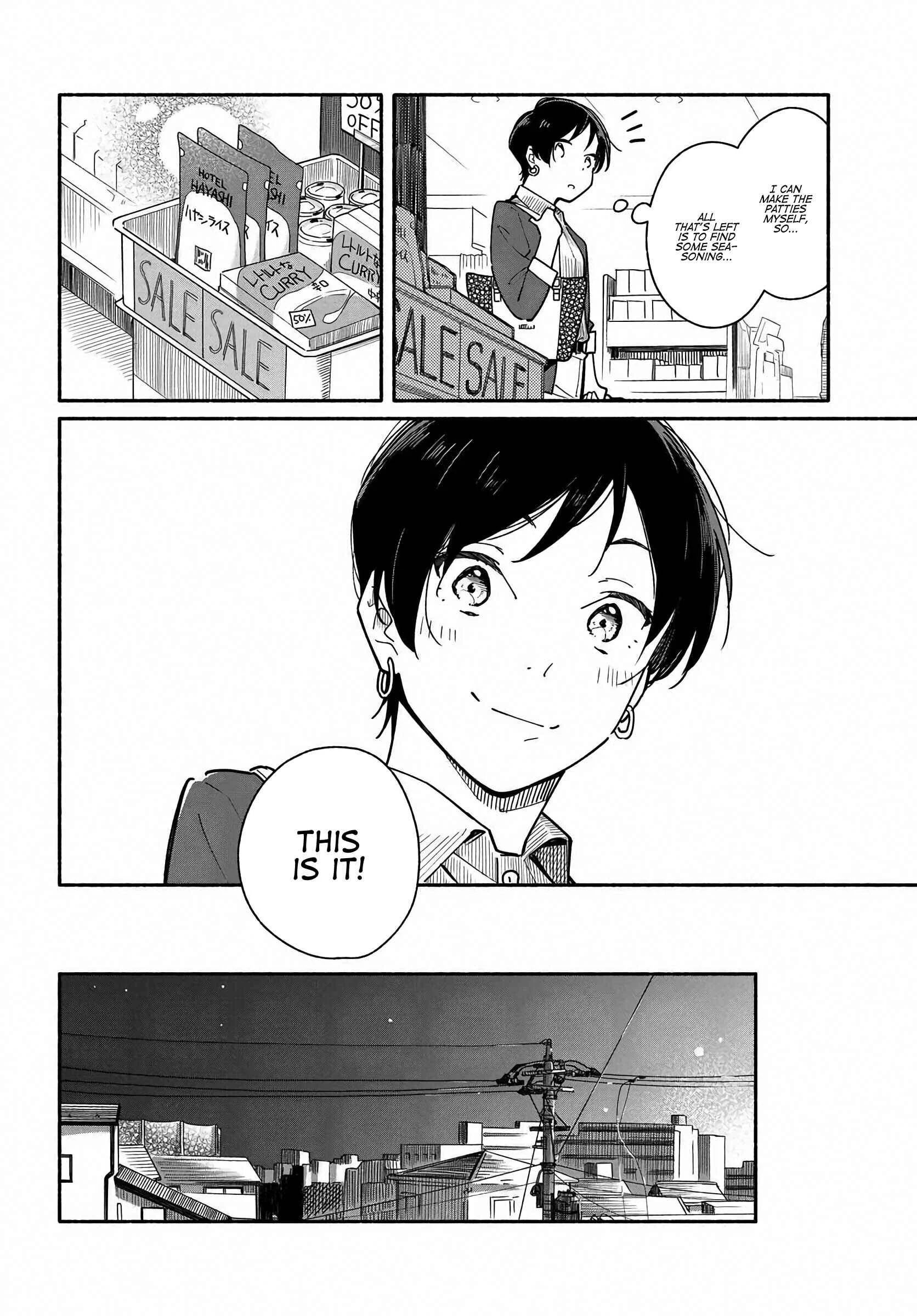 Aikagi-kun to Shiawase Gohan Chapter 3: I Want to Eat Hamburg Steak - Page 4
