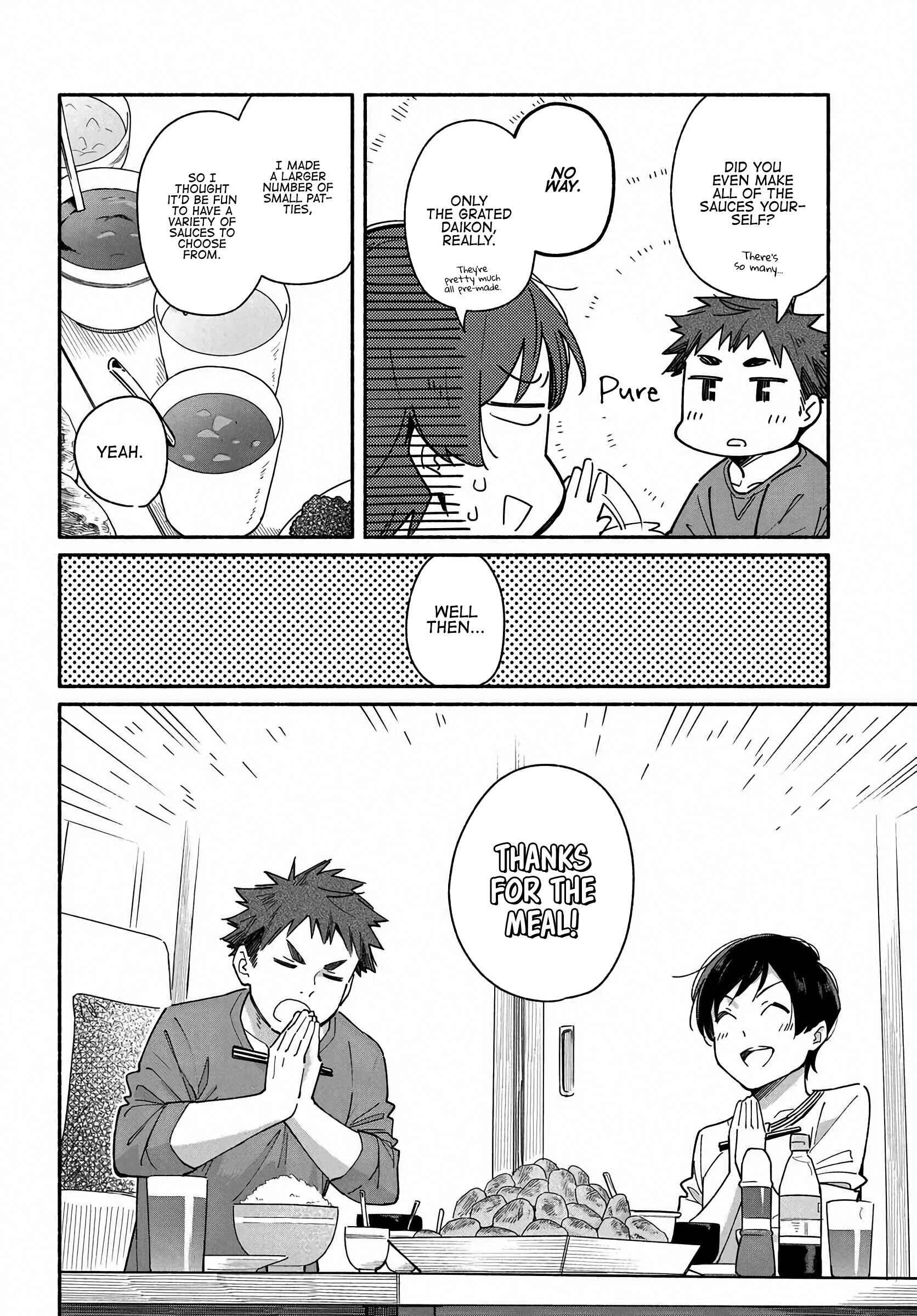 Aikagi-kun to Shiawase Gohan Chapter 3: I Want to Eat Hamburg Steak - Page 8