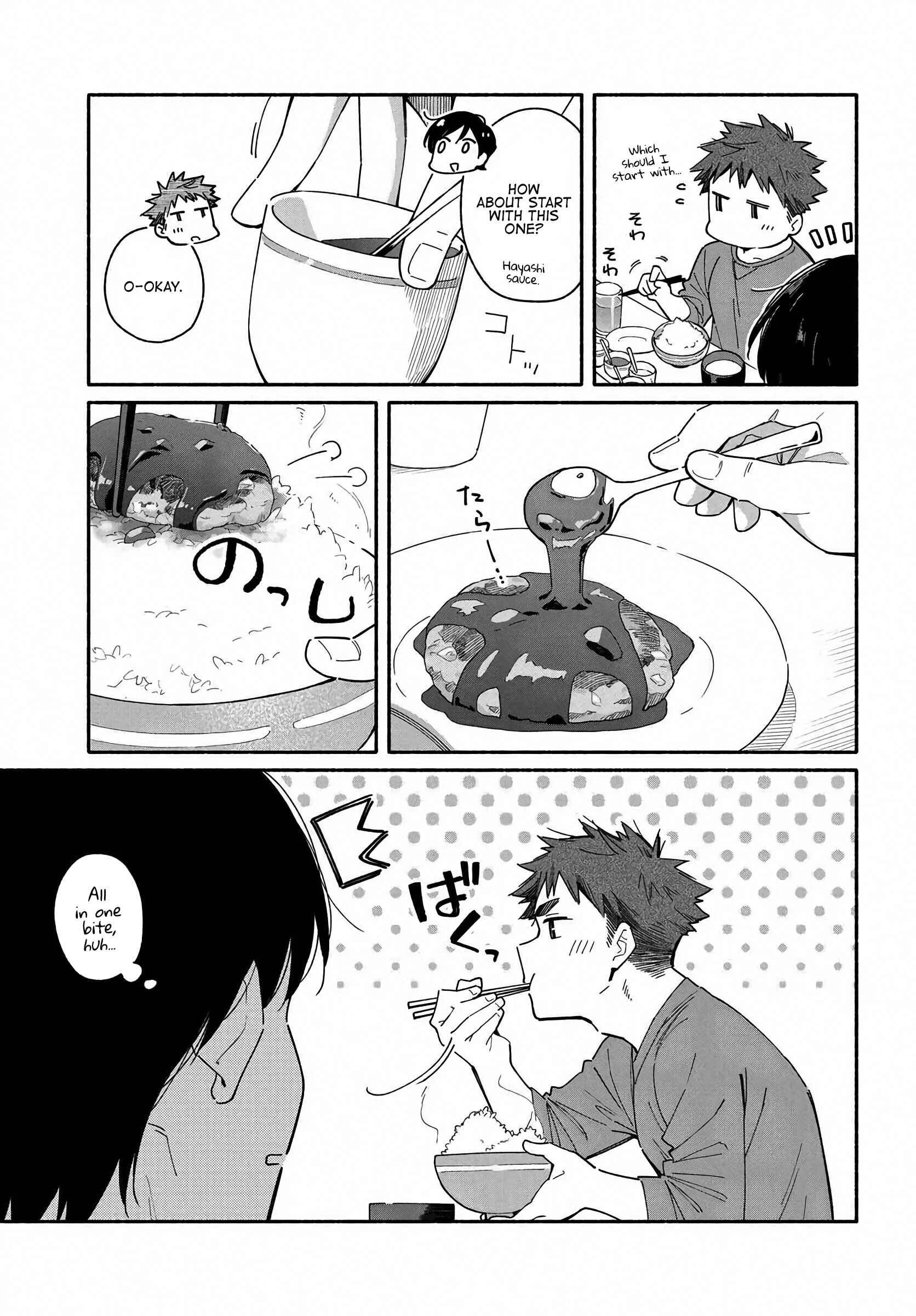 Aikagi-kun to Shiawase Gohan Chapter 3: I Want to Eat Hamburg Steak - Page 9