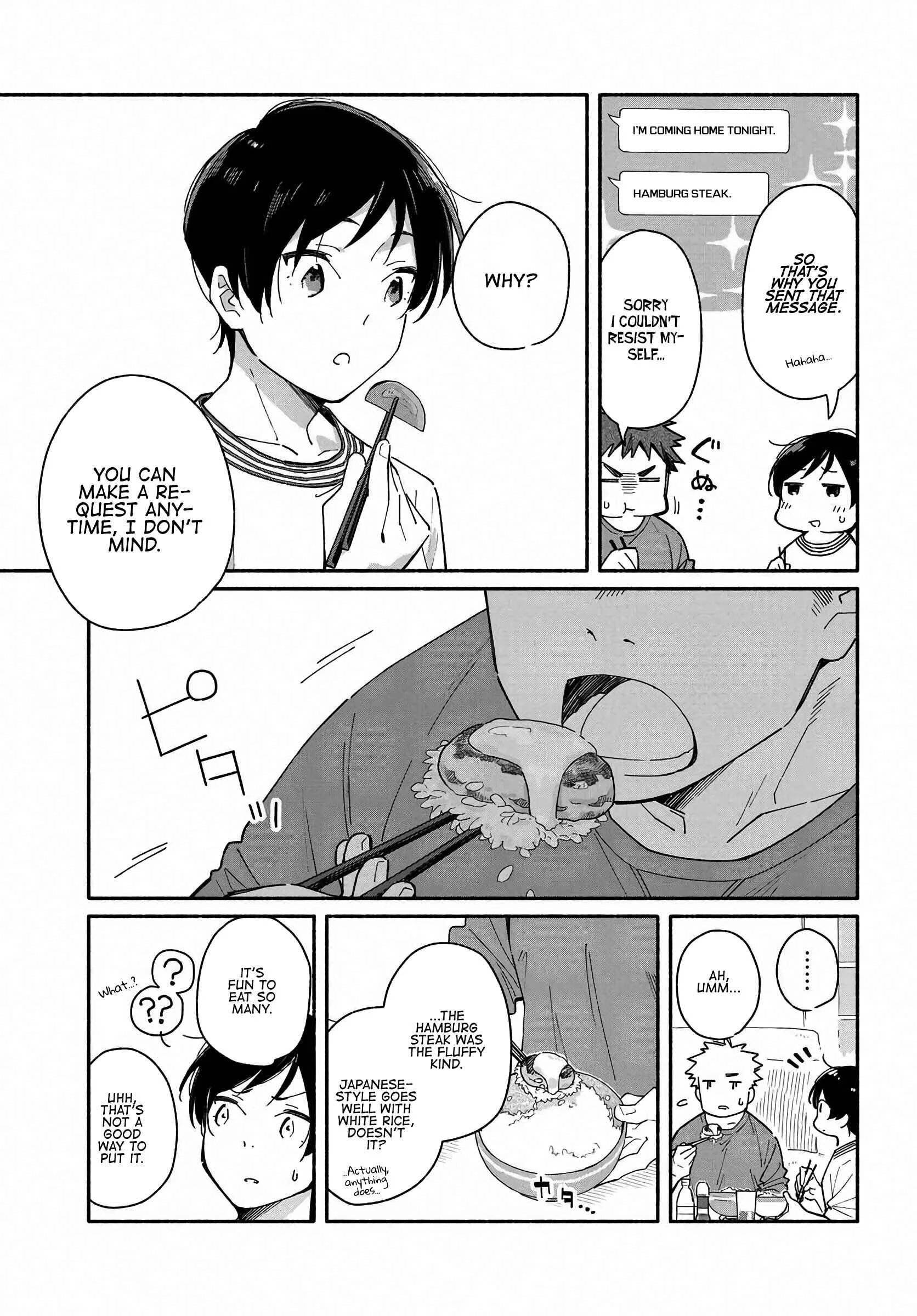 Aikagi-kun to Shiawase Gohan Chapter 3: I Want to Eat Hamburg Steak - Page 13