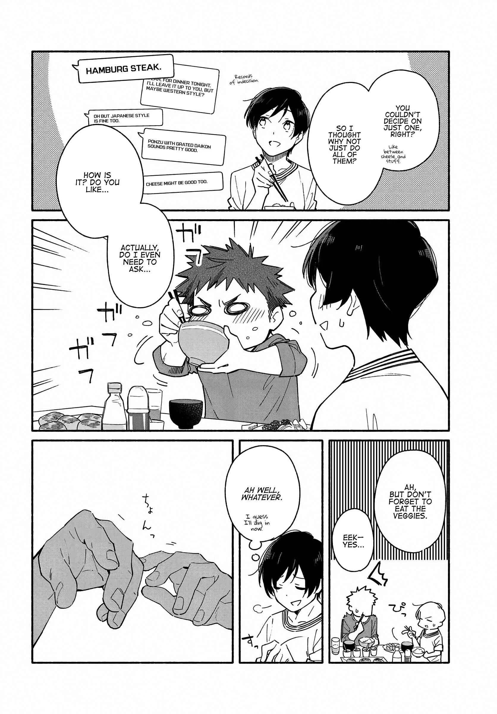 Aikagi-kun to Shiawase Gohan Chapter 3: I Want to Eat Hamburg Steak - Page 16