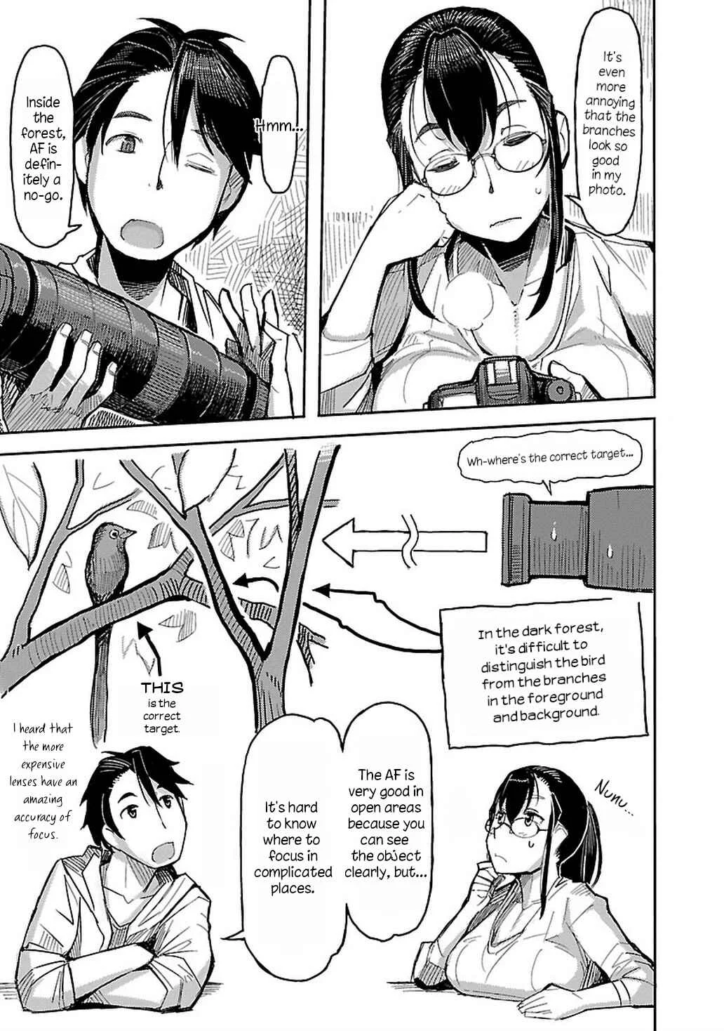 Akiyama-san no Tori Life Chapter 4: Challenge! Manual Focus! - Page 5