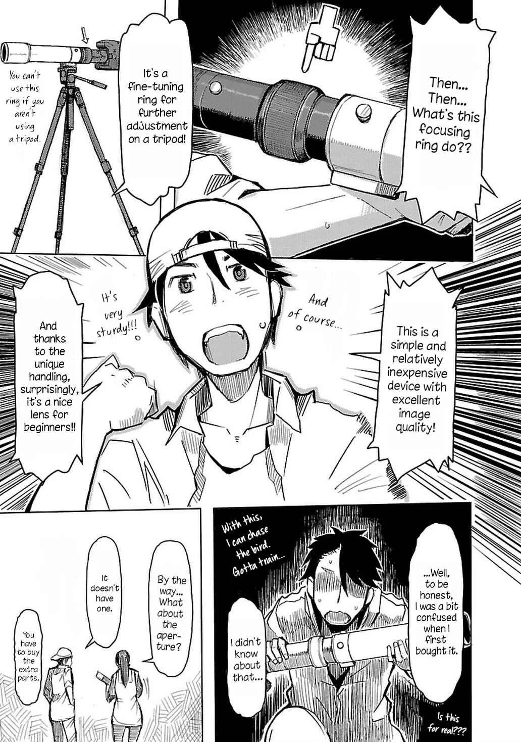 Akiyama-san no Tori Life Chapter 4: Challenge! Manual Focus! - Page 13