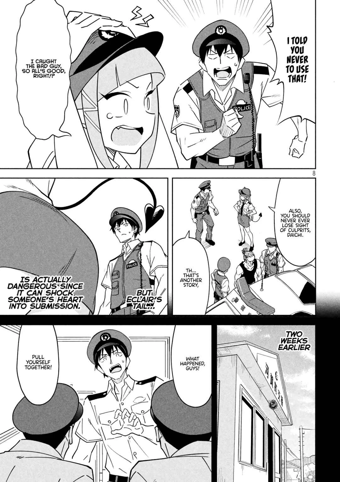 Akuma de Fukei! Chapter 1: Devil and Policewoman - Page 8
