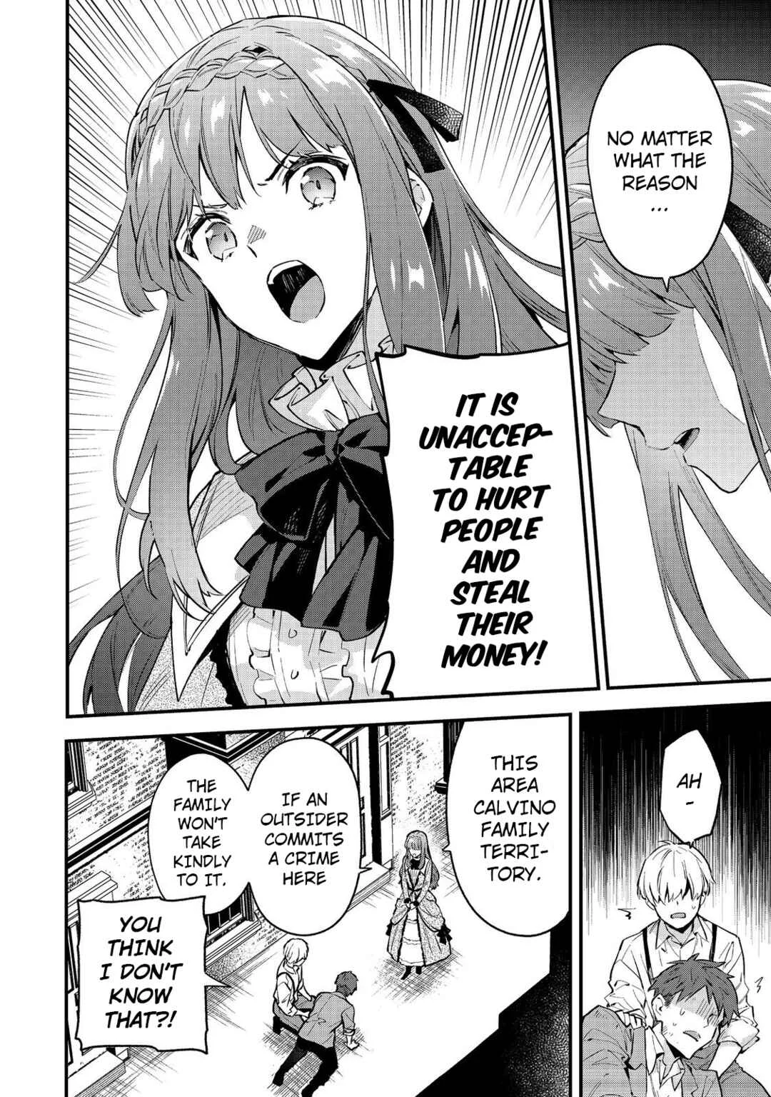 Akutou Ikka no Mana Musume, Tensei Saki mo Otome Game no Gokudou Reijou deshita ~Saijoukyuu Rank no Akuyaku-sama, Sono Dekiai wa Fuyou desu!~ Chapter 1 - Page 7