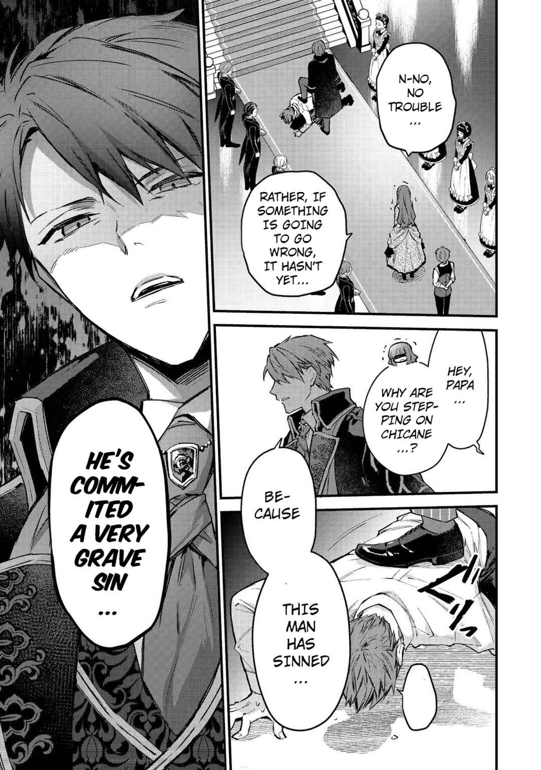Akutou Ikka no Mana Musume, Tensei Saki mo Otome Game no Gokudou Reijou deshita ~Saijoukyuu Rank no Akuyaku-sama, Sono Dekiai wa Fuyou desu!~ Chapter 1 - Page 42