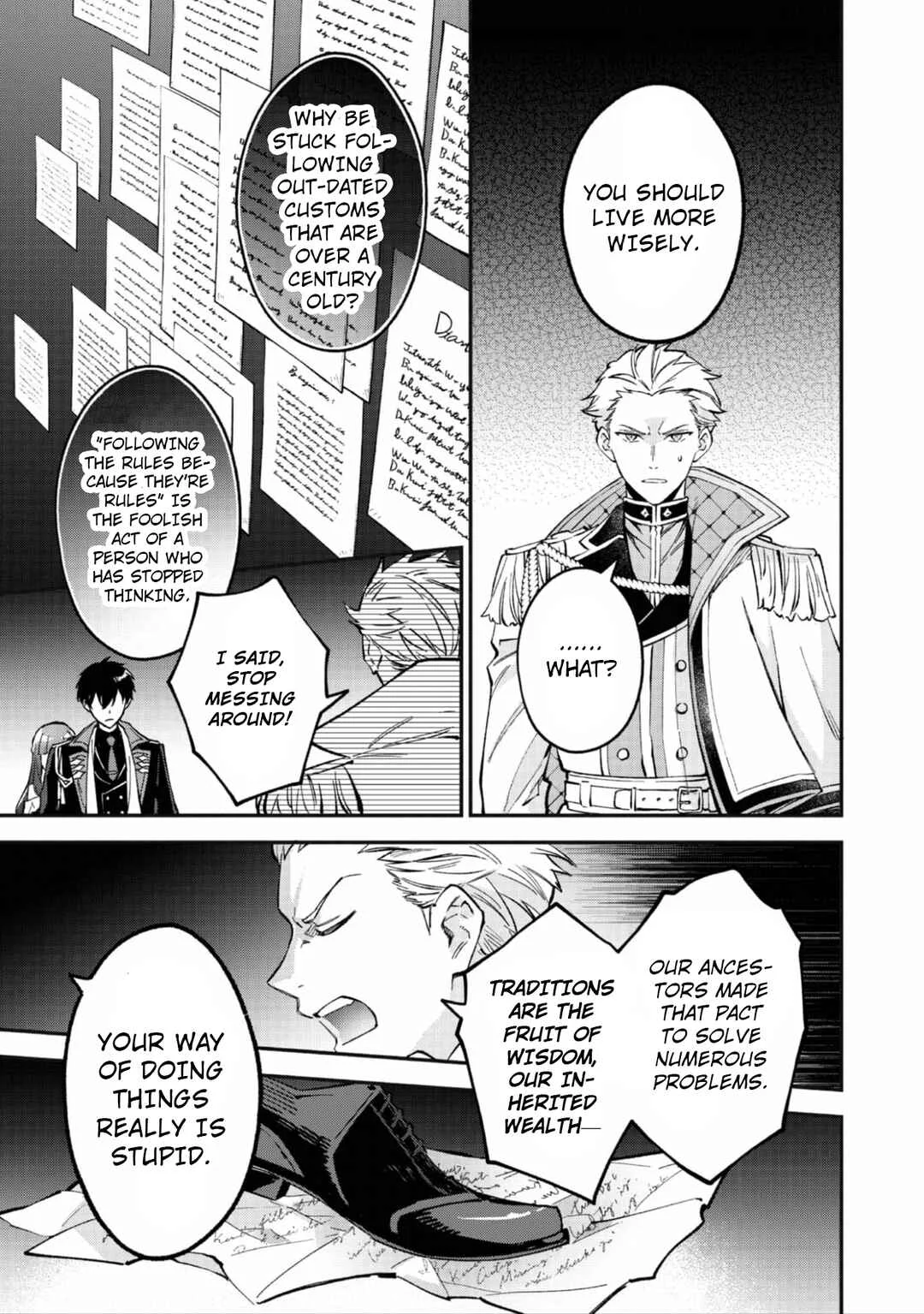 Akutou Ikka no Mana Musume, Tensei Saki mo Otome Game no Gokudou Reijou deshita ~Saijoukyuu Rank no Akuyaku-sama, Sono Dekiai wa Fuyou desu!~ Chapter 10 - Page 5