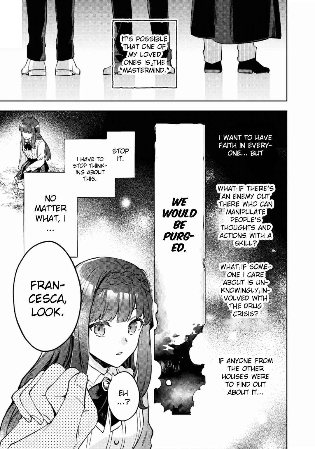 Akutou Ikka no Mana Musume, Tensei Saki mo Otome Game no Gokudou Reijou deshita ~Saijoukyuu Rank no Akuyaku-sama, Sono Dekiai wa Fuyou desu!~ Chapter 15 - Page 19