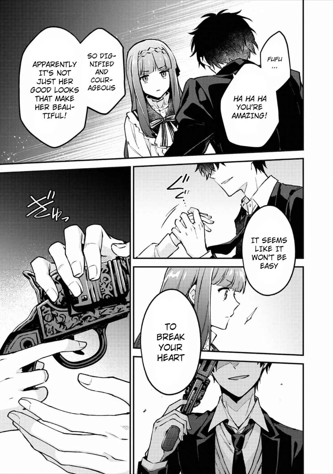 Akutou Ikka no Mana Musume, Tensei Saki mo Otome Game no Gokudou Reijou deshita ~Saijoukyuu Rank no Akuyaku-sama, Sono Dekiai wa Fuyou desu!~ Chapter 2 - Page 17